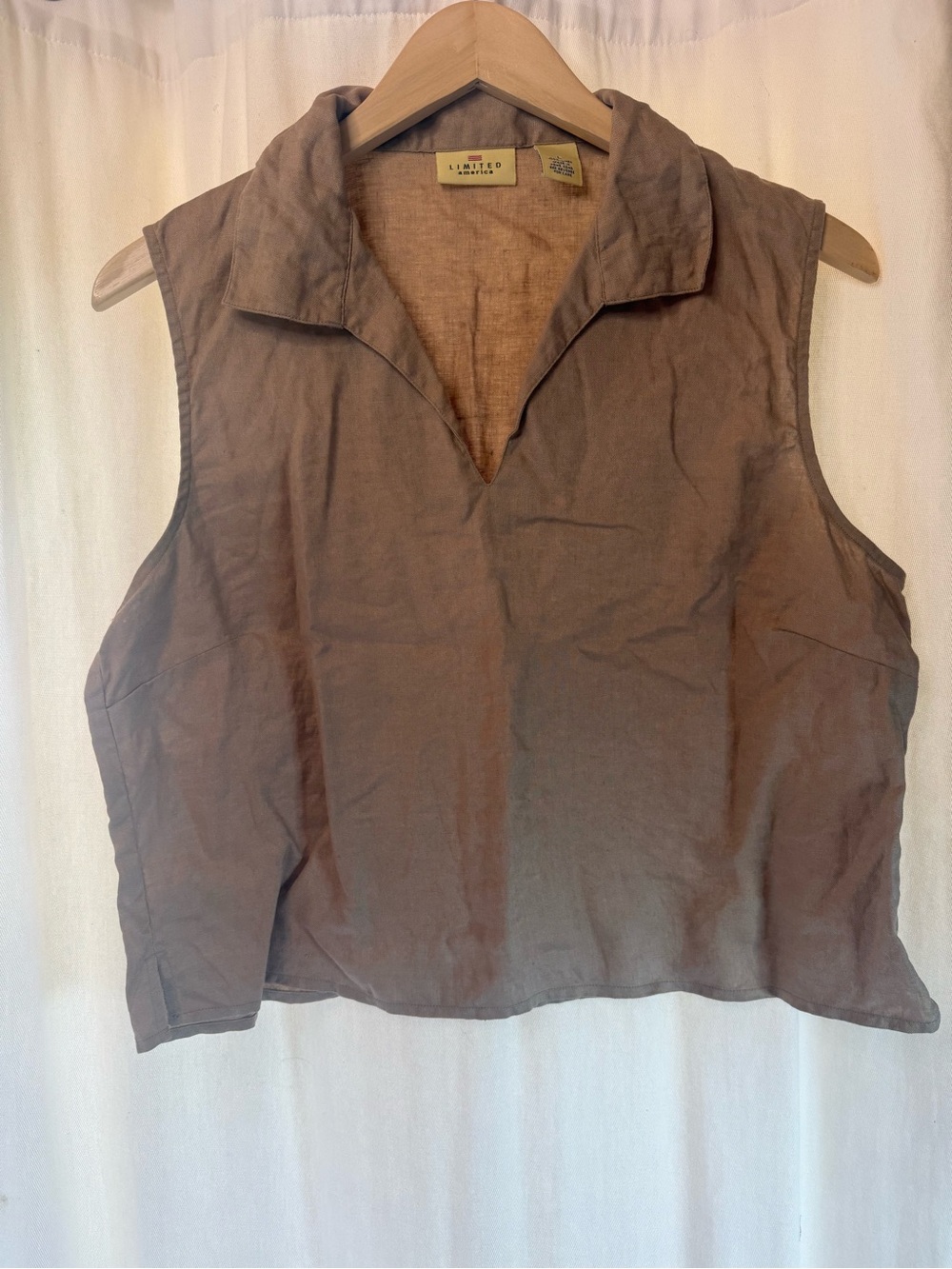 🇺🇸Limited America Linen Sleeveless Top 🇺🇸